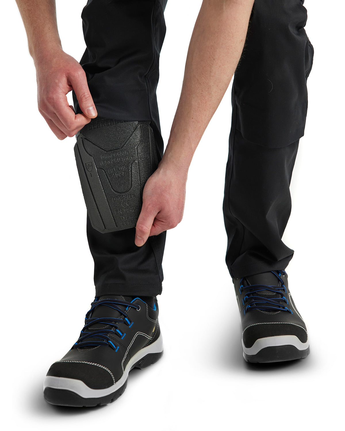 Blåkläder 1448 Industrie Stretch Bundhose – schwarz/gelb