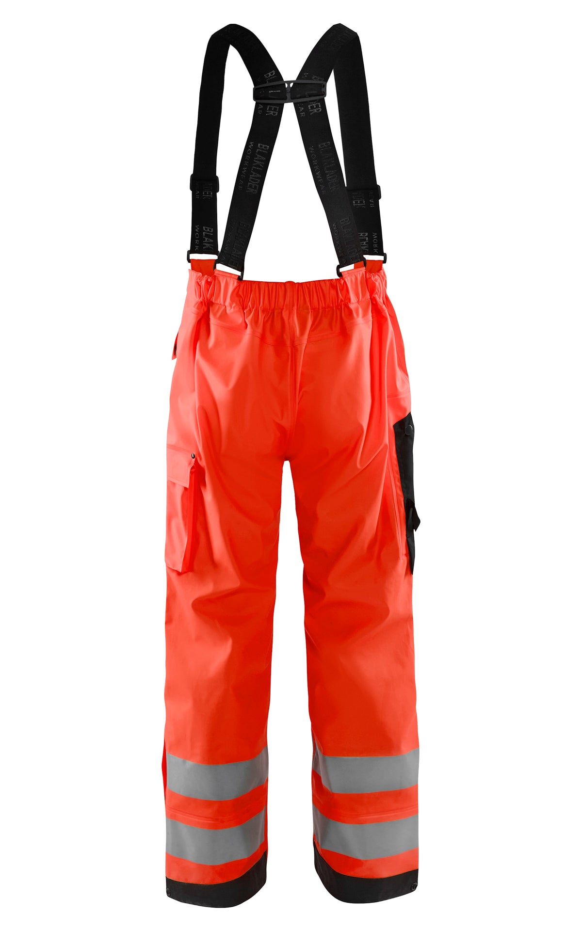 Blåkläder 1302 Level 2 Warnschutz-Regenhose – rot