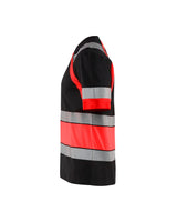 Blåkläder 3421 Warnschutz T-Shirt – schwarz/rot