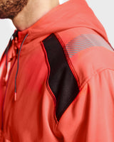 Blåkläder 3546 Warnschutz Kapuzen-Sweatshirt – rot/schwarz