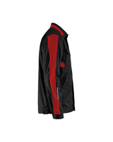 Blåkläder 4444 Industrie Stretch Bundjacke – schwarz/rot
