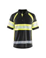 Blåkläder 3338 Warnschutz Polo-Shirt – schwarz/gelb