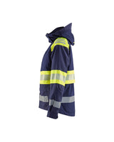 Blåkläder Damen 4430 Warnschutz Regenjacke Kl. 1 – marine/gelb