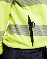 Blåkläder Damen Kl2 3471 Multinorm Sweatjacke gelb – gelb