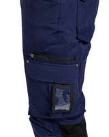 Blåkläder 1193 Warnschutz Stretch-Bundhose Kl. 1 – marine/gelb