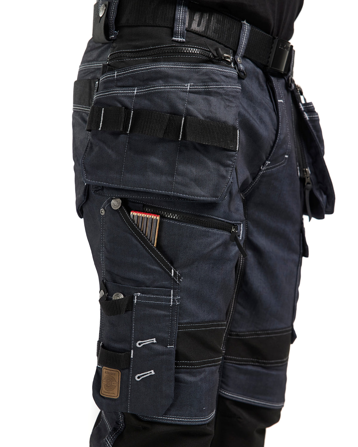 Blåkläder 1990 Handwerker Stretch-Jeans X1900 – marine/schwarz