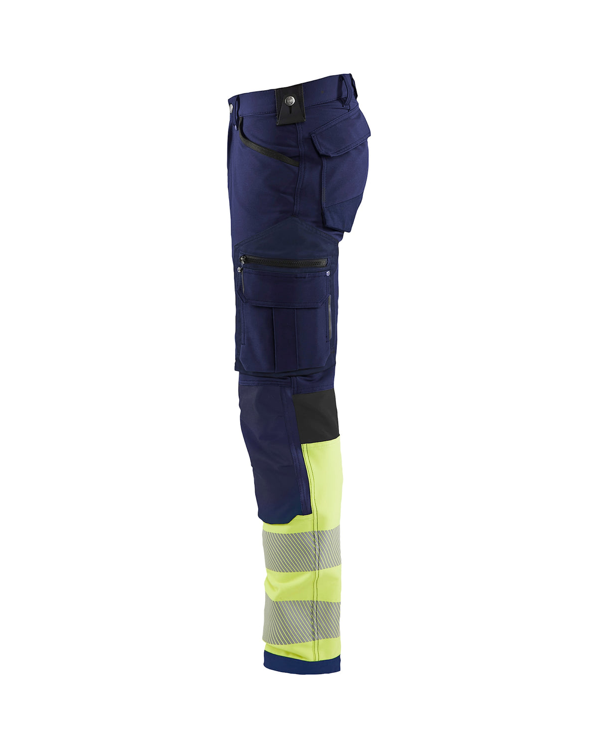 Blåkläder 1193 Warnschutz Stretch-Bundhose Kl. 1 – marine/gelb