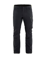 Blåkläder 1422 Stretch Servicehose – schwarz/gelb