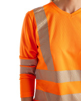 Blåkläder Damen 3485 Warnschutz Langarmshirt – orange
