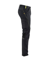 Blåkläder 1422 Stretch Servicehose – schwarz/gelb