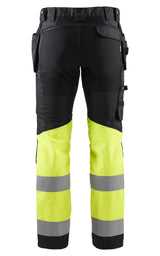 Blåkläder 1558 Warnschutz Stretch Handwerkerhose – schwarz/gelb