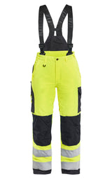 Blåkläder Damen 7885 Warnschutz-Winterhose – gelb/schwarz