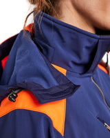 Blåkläder Damen Kl1 4404 Warnschutz Softshelljacke – marine/orange