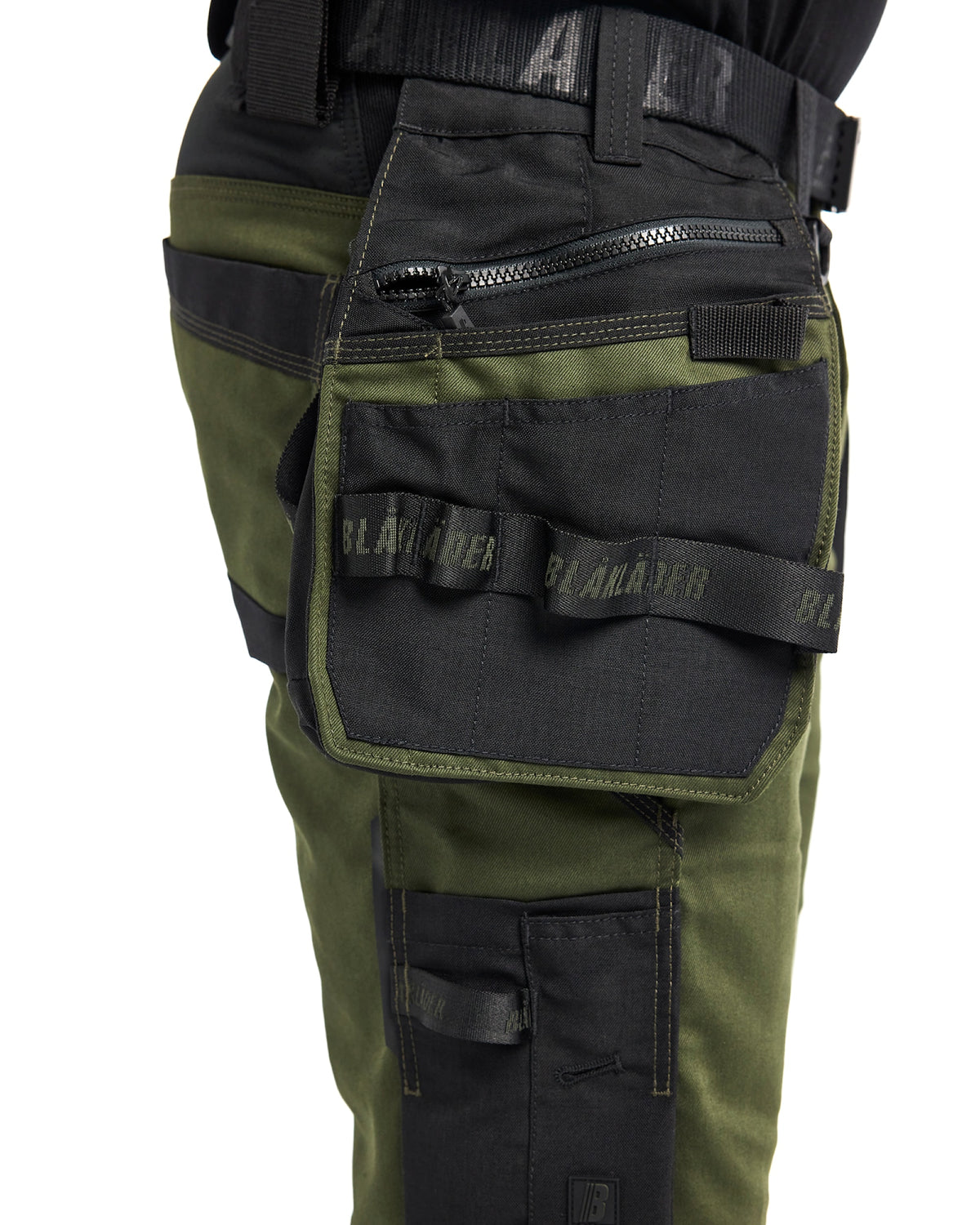 Blåkläder Striker Stretch Shorts – waldgrün/schwarz