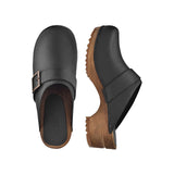 Sanita Wood-Urban Open Clog
