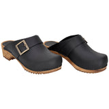 Sanita Wood-Urban Open Clog