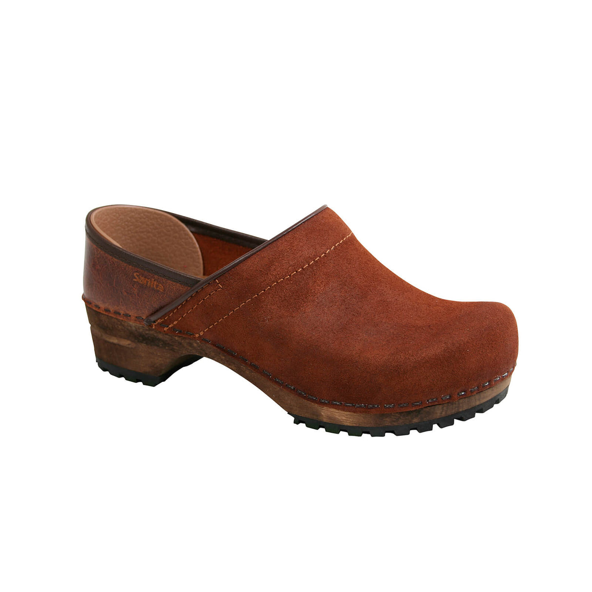 Sanita Wood-Nanna Closed Clog