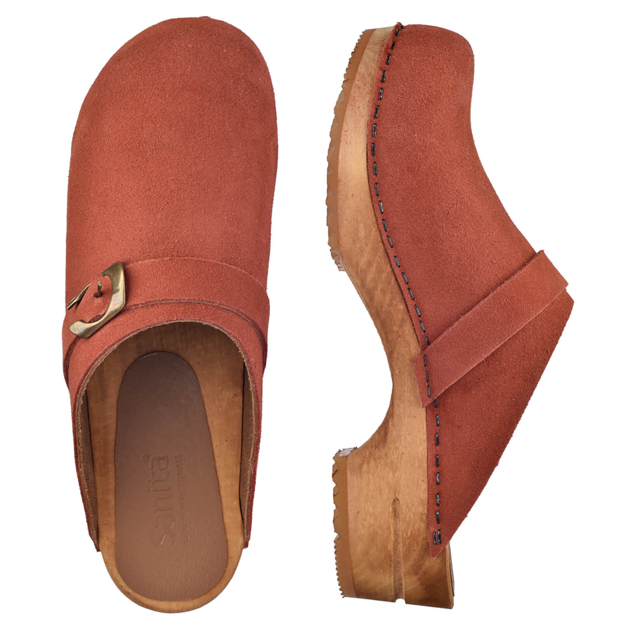 Sanita Wood-Hedi Open Clog