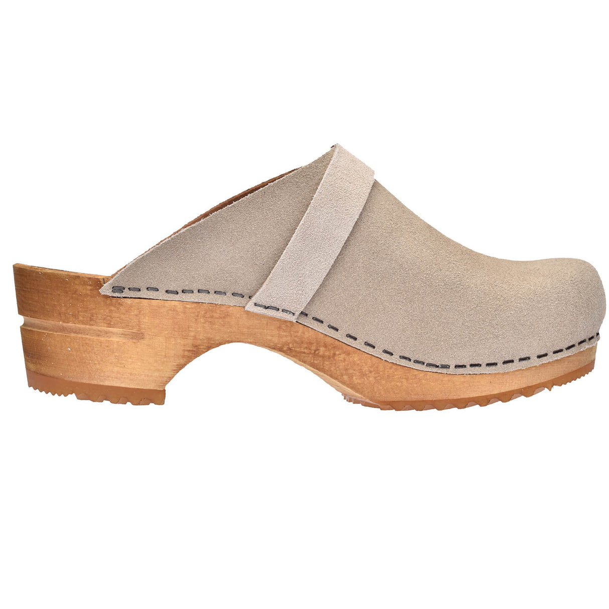 Sanita Wood-Hedi Open Clog
