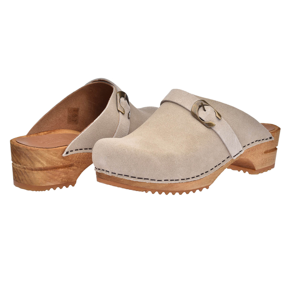 Sanita Wood-Hedi Open Clog