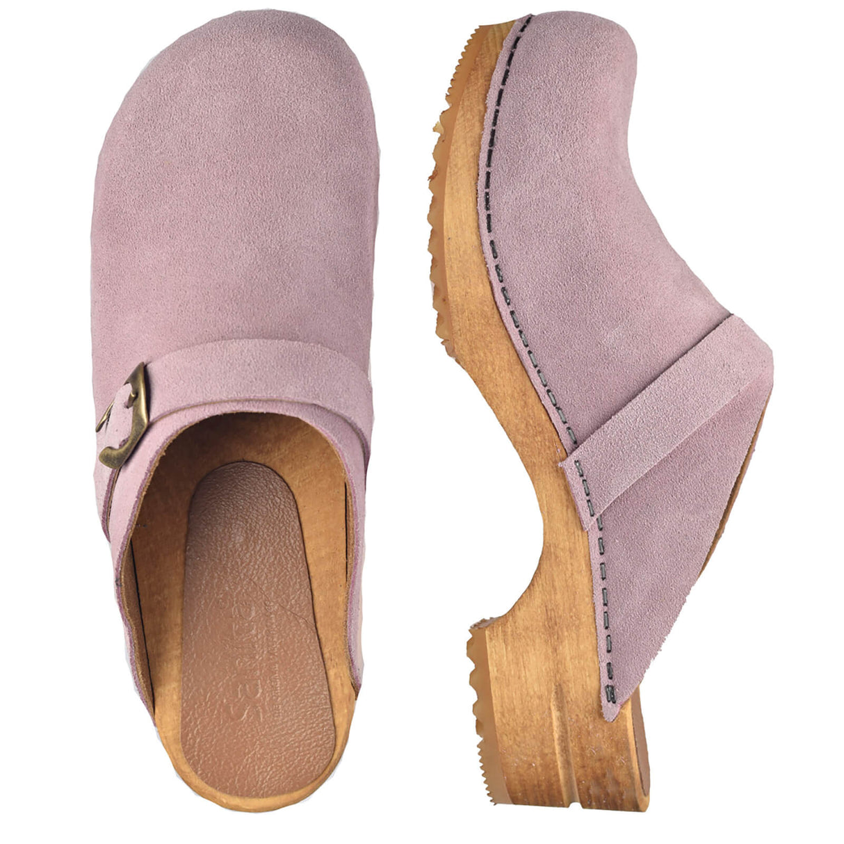 Sanita Wood-Hedi Open Clog