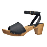 Sanita Wood-Yara Square Flex Sandal Sandale