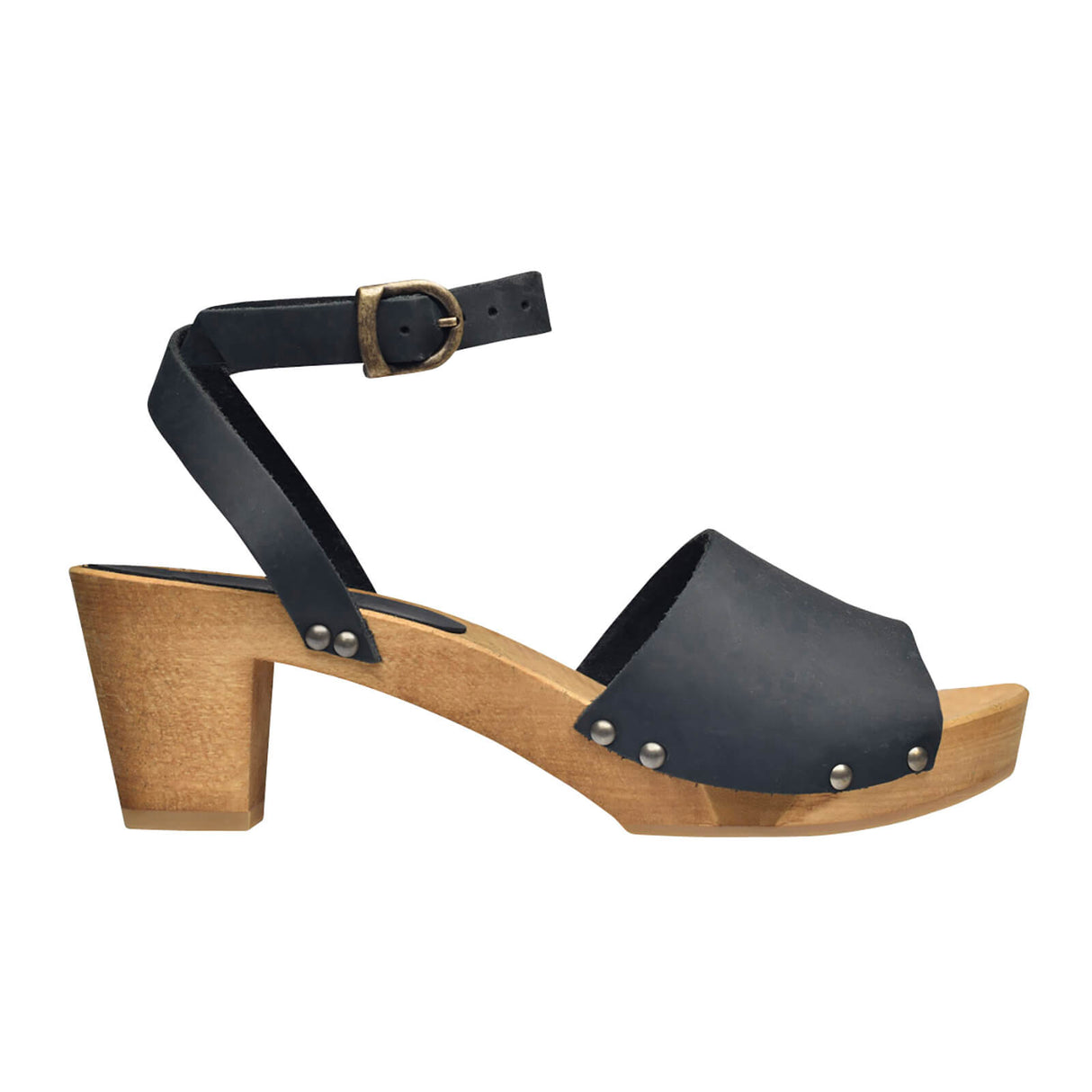 Sanita Wood-Yara Square Flex Sandal Sandale