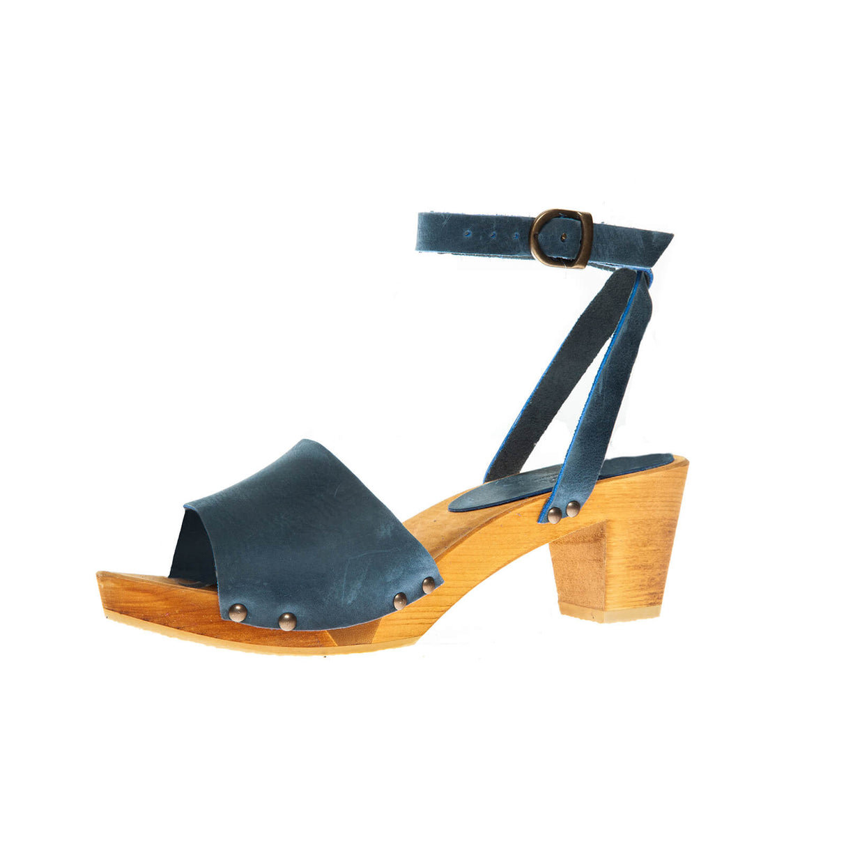 Sanita Wood-Yara Square Flex Sandal Sandale