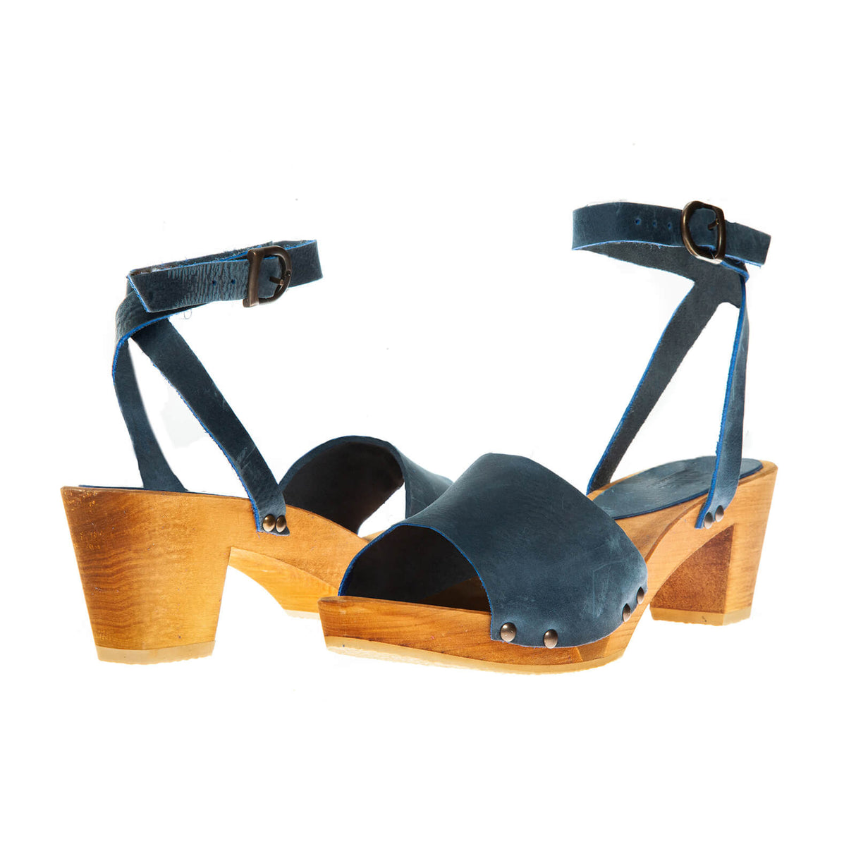 Sanita Wood-Yara Square Flex Sandal Sandale