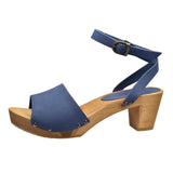Sanita Wood-Yara Square Flex Sandal Sandale