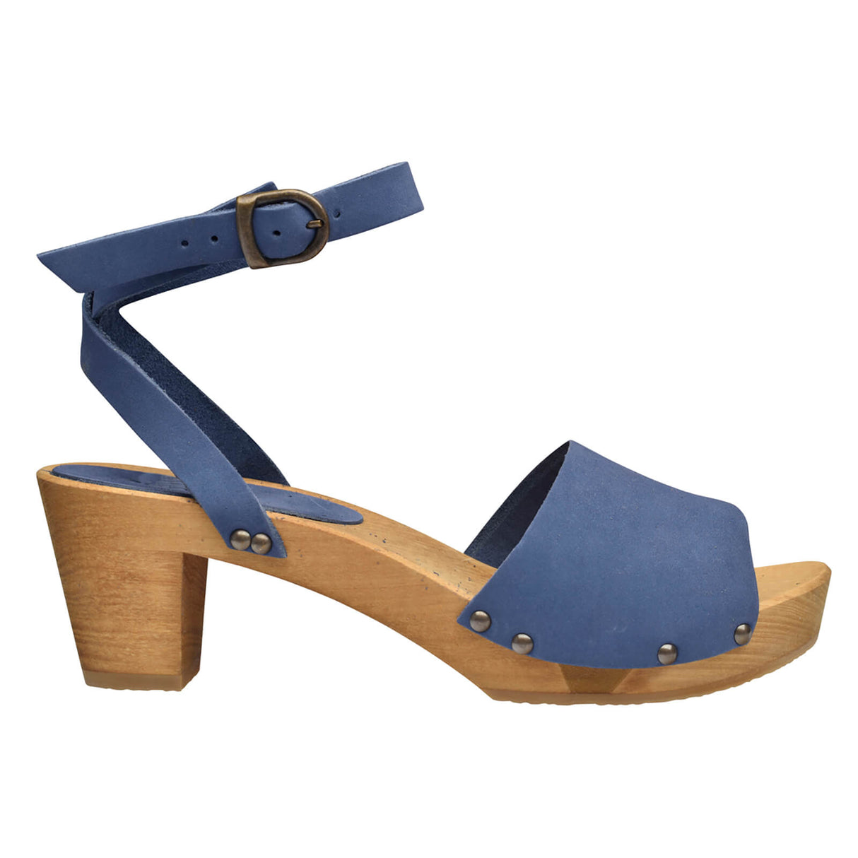 Sanita Wood-Yara Square Flex Sandal Sandale