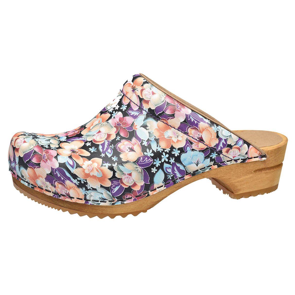 Sanita Wood-Flok Open Clog