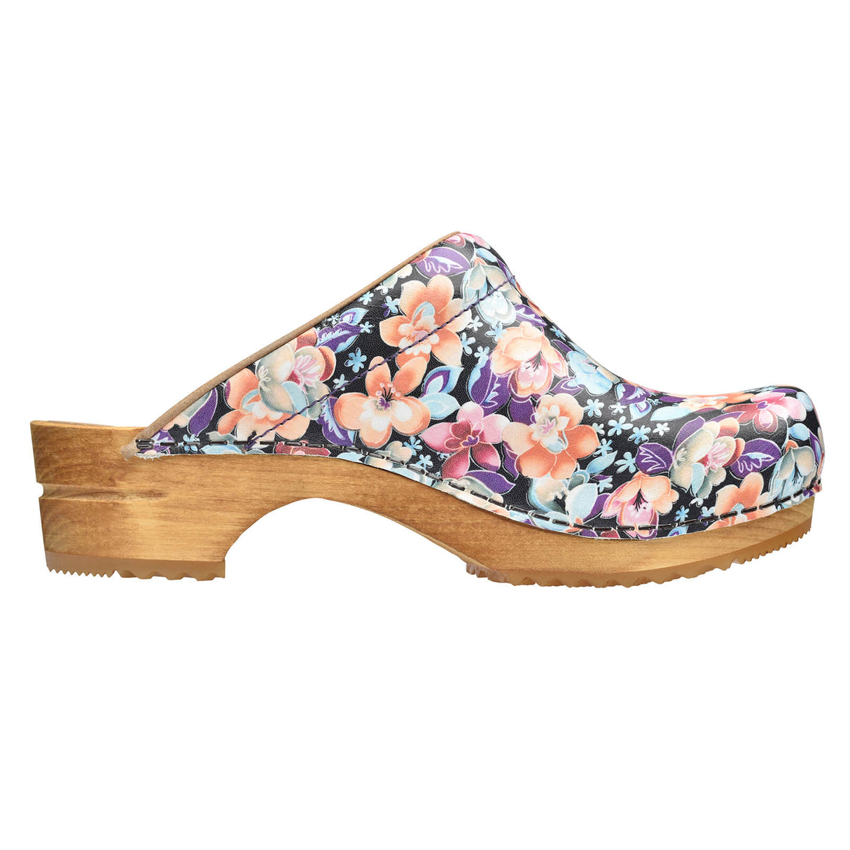 Sanita Wood-Flok Open Clog