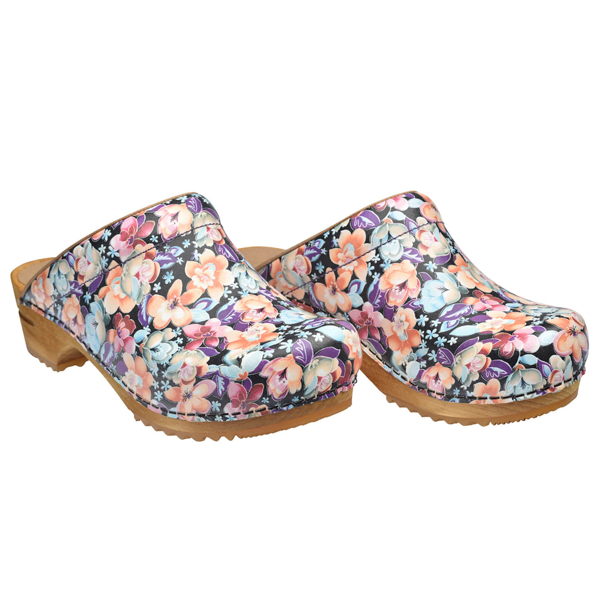 Sanita Wood-Flok Open Clog