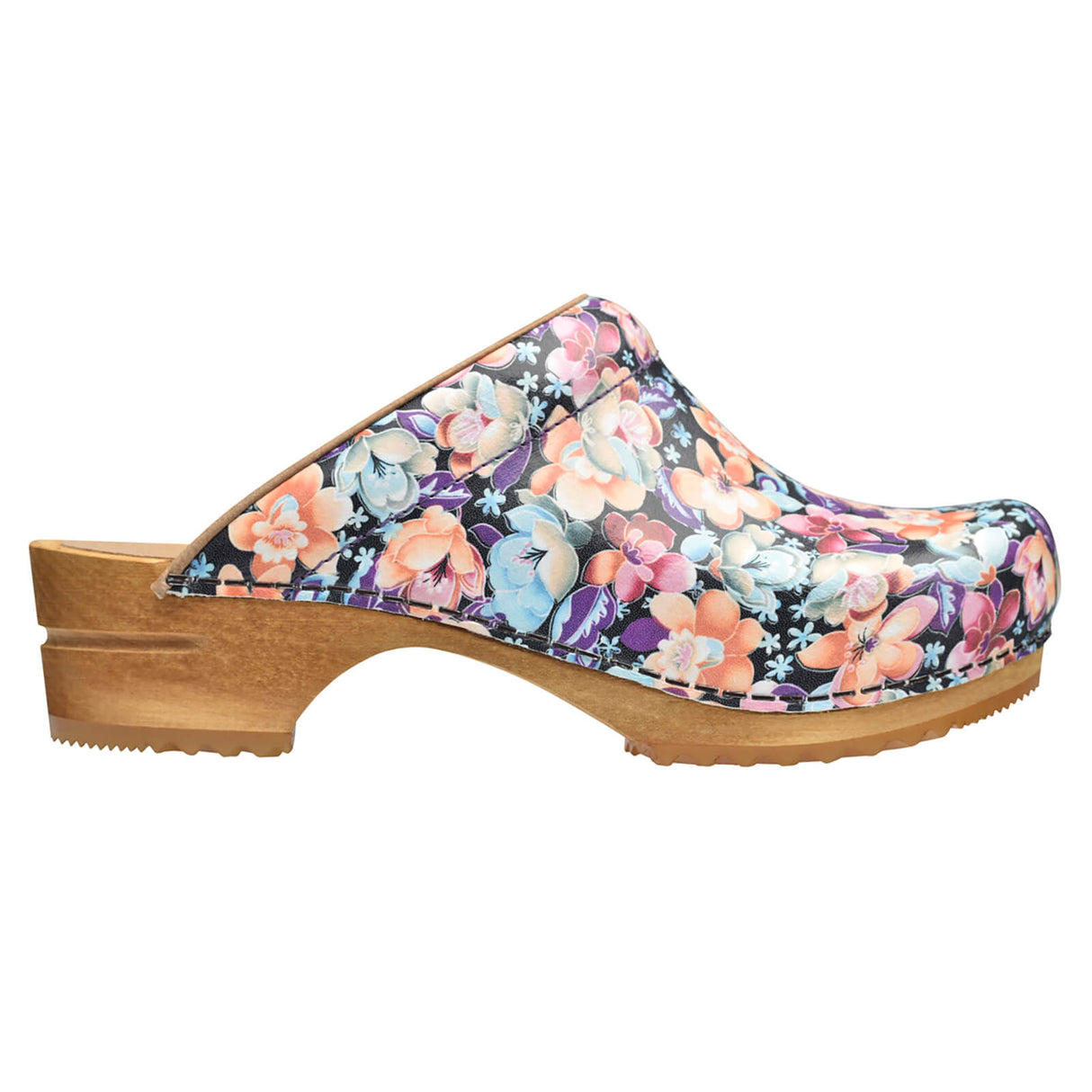Sanita Wood-Flok Open Clog