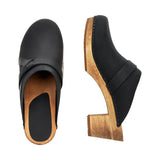 Sanita Wood-Manuella Square Open Clog