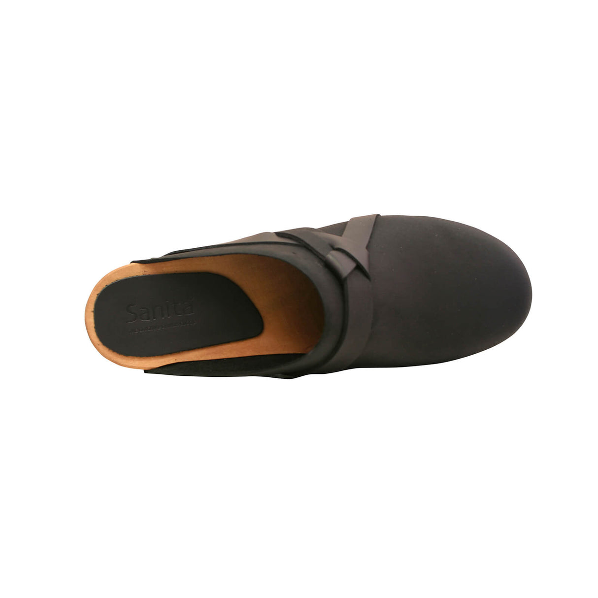 Sanita Wood-Manuella Square Open Clog