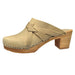 Sanita Wood-Manuella Square Open Clog