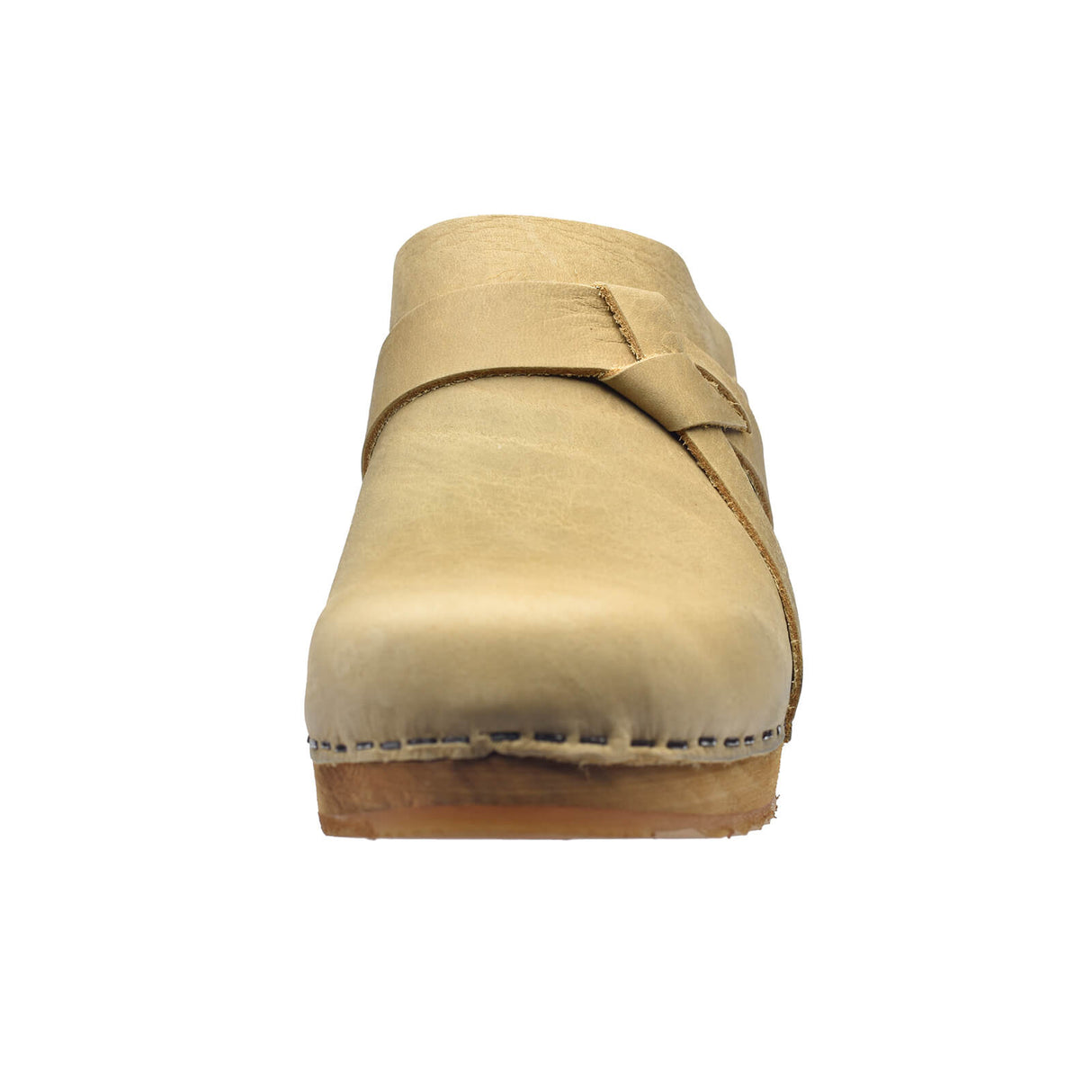 Sanita Wood-Manuella Square Open Clog