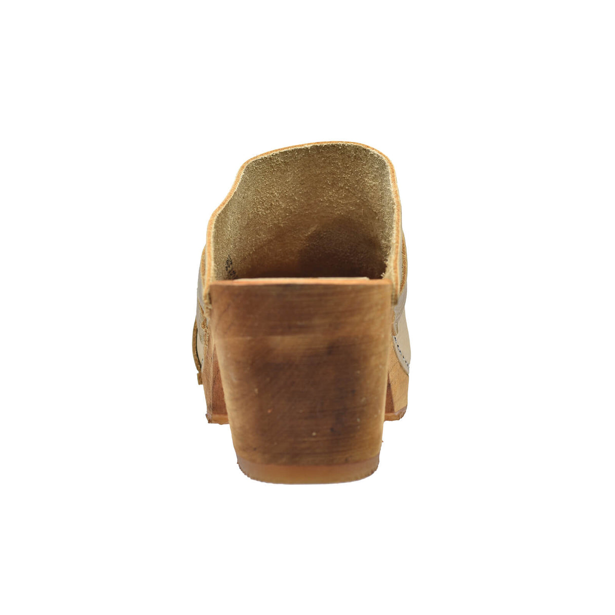 Sanita Wood-Manuella Square Open Clog