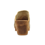 Sanita Wood-Manuella Square Open Clog