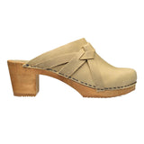 Sanita Wood-Manuella Square Open Clog