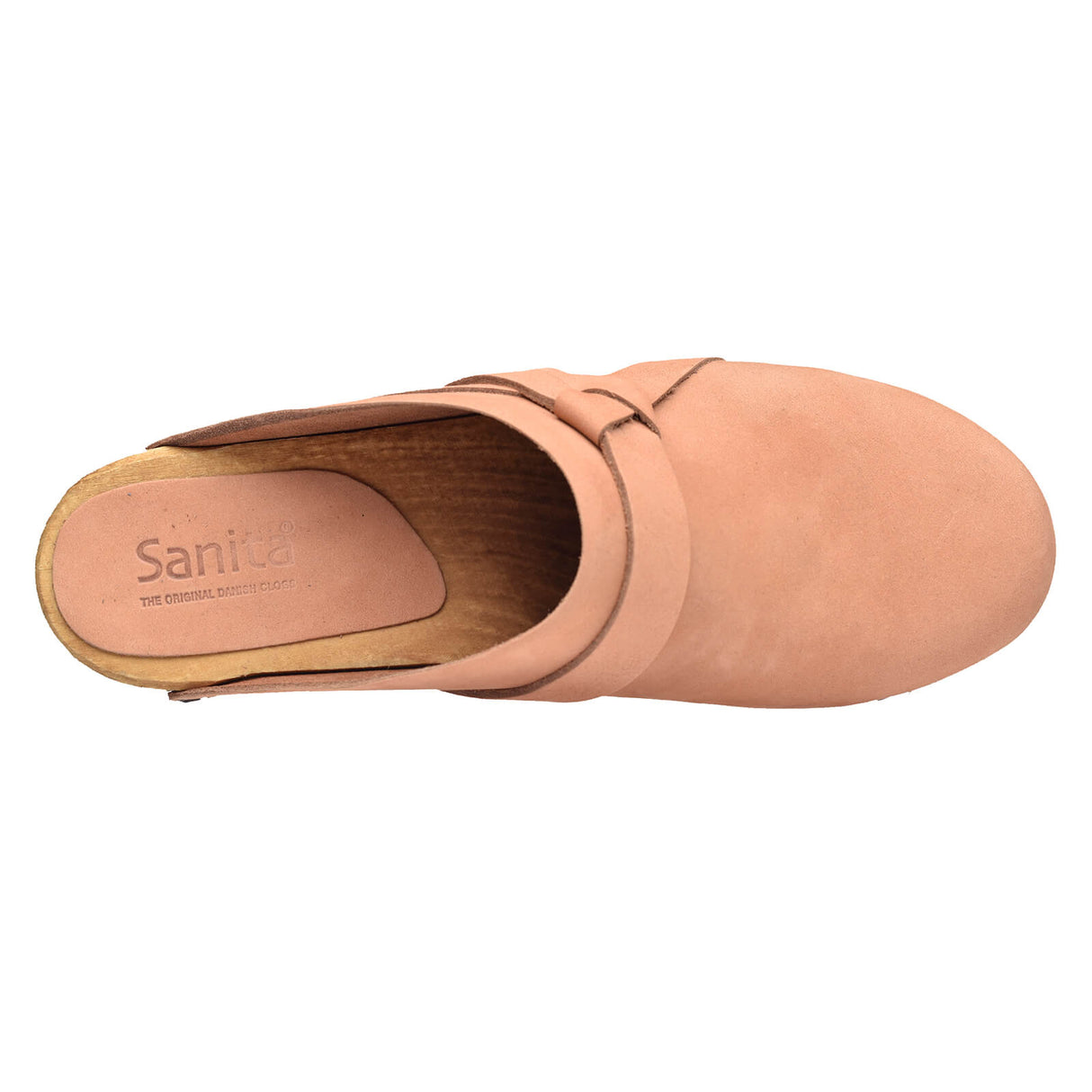 Sanita Wood-Manuella Square Open Clog
