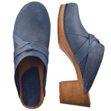 Sanita Wood-Manuella Square Open Clog