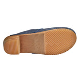 Sanita Wood-Manuella Square Open Clog
