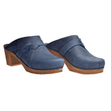 Sanita Wood-Manuella Square Open Clog