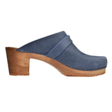 Sanita Wood-Manuella Square Open Clog