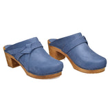 Sanita Wood-Manuella Square Open Clog