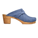 Sanita Wood-Manuella Square Open Clog
