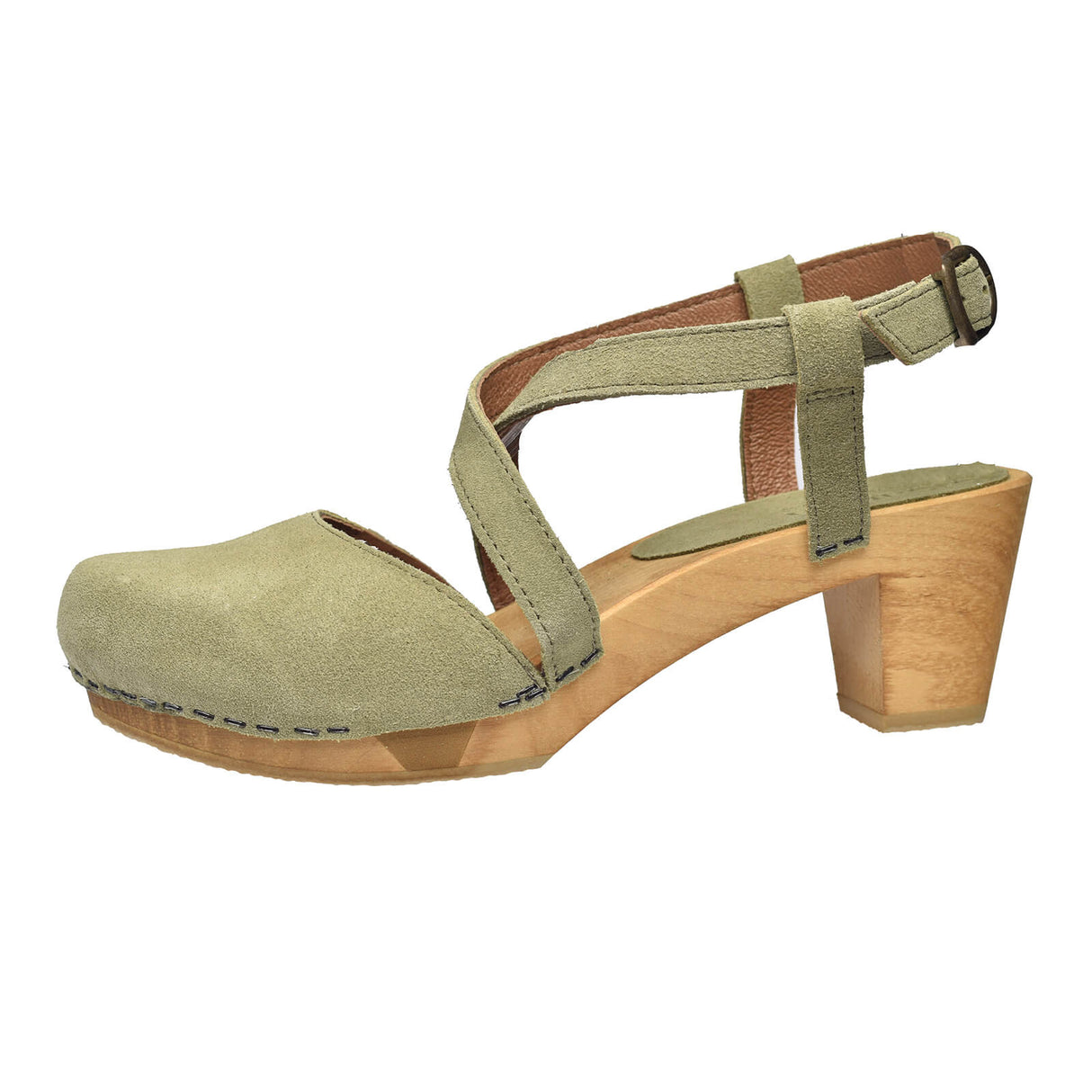 Sanita Wood- Linja Square Flex Sandal Sandale